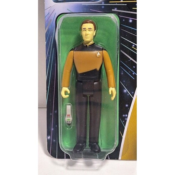 SUPER7 REACTION FIGURES DATA STAR TREK THE NEXT GENERATION NEW ON CARD UNPUNCHED - Picture 3 of 5